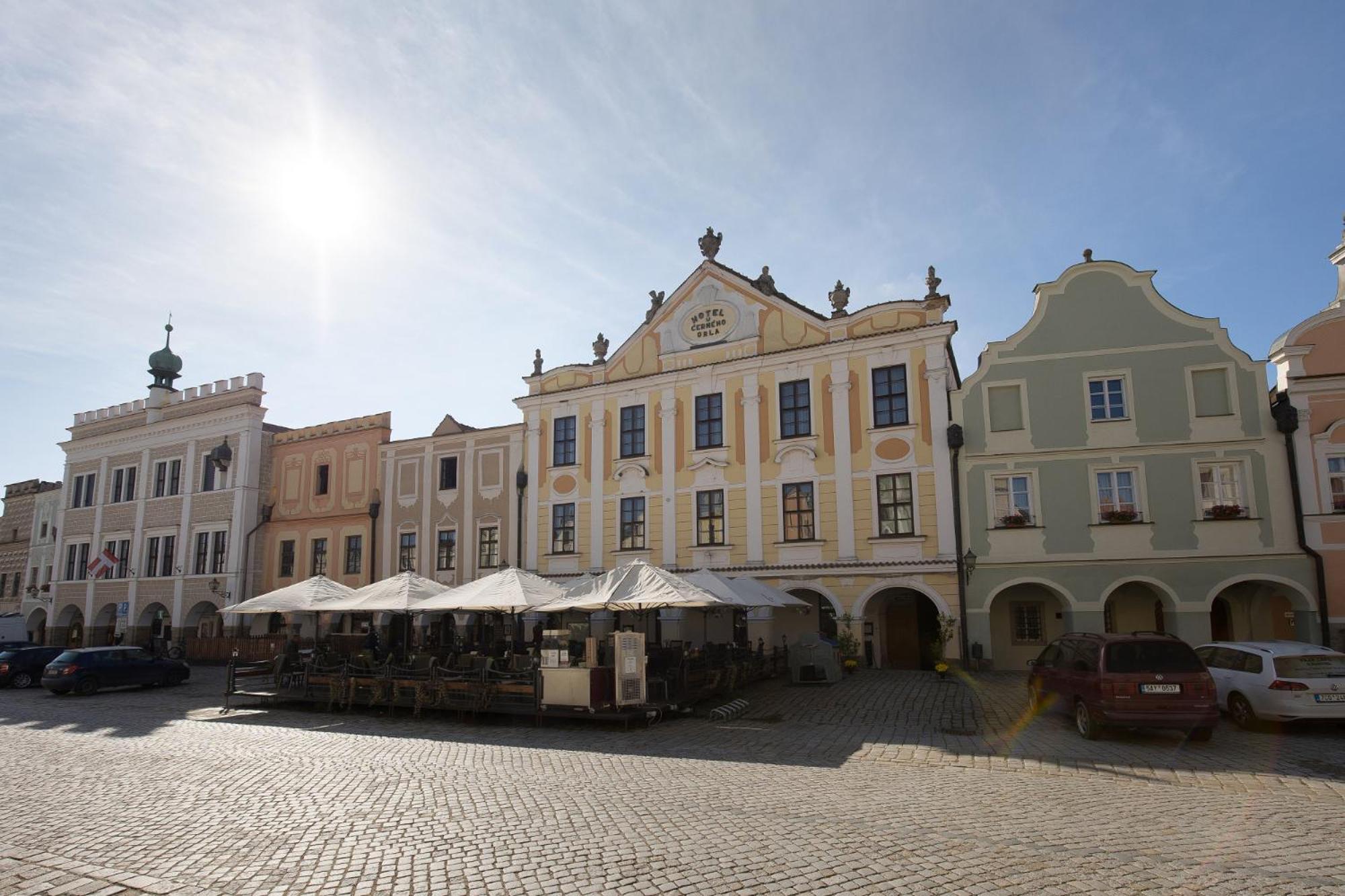 Hotel U Cerneho Orla Telč Eksteriør bilde