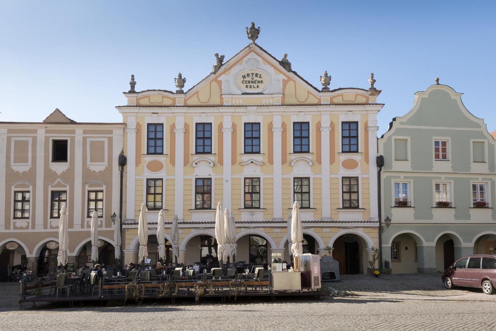 Hotel U Cerneho Orla Telč Eksteriør bilde